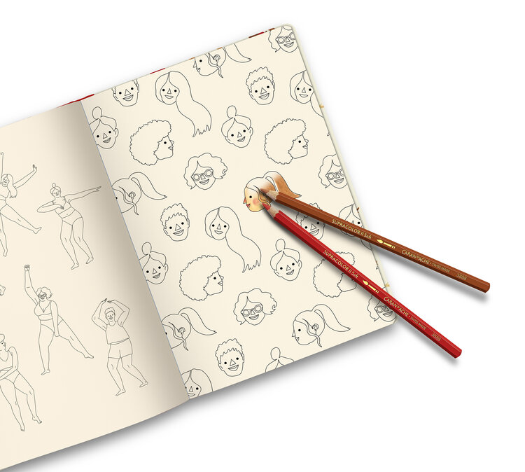 Caran d'Ache schetsboek Nina Cosford A5