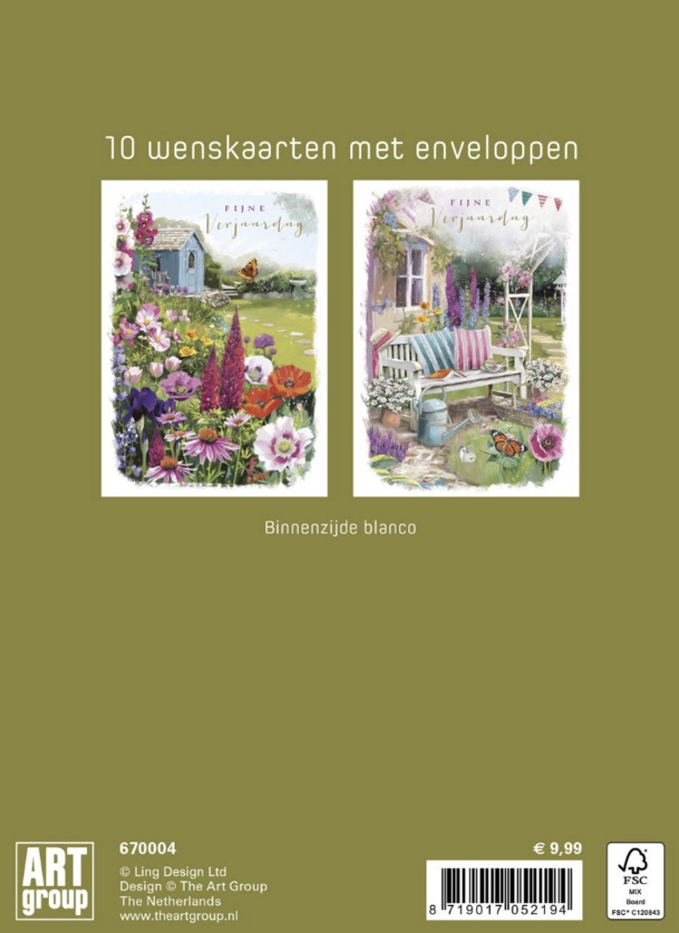 ART group wenskaarten - fijne verjaardag (bloementuin)  (10)