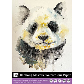 Baohong aquarelpapier hot pressed (pad)