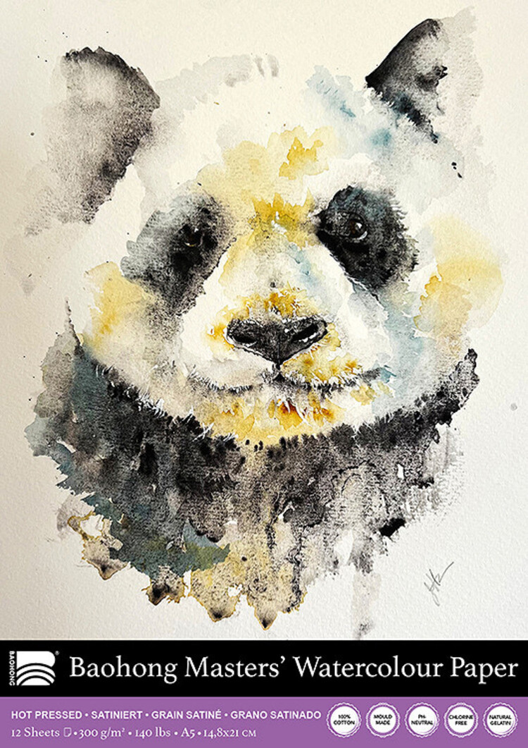 Baohong aquarelpapier hot pressed (pad)