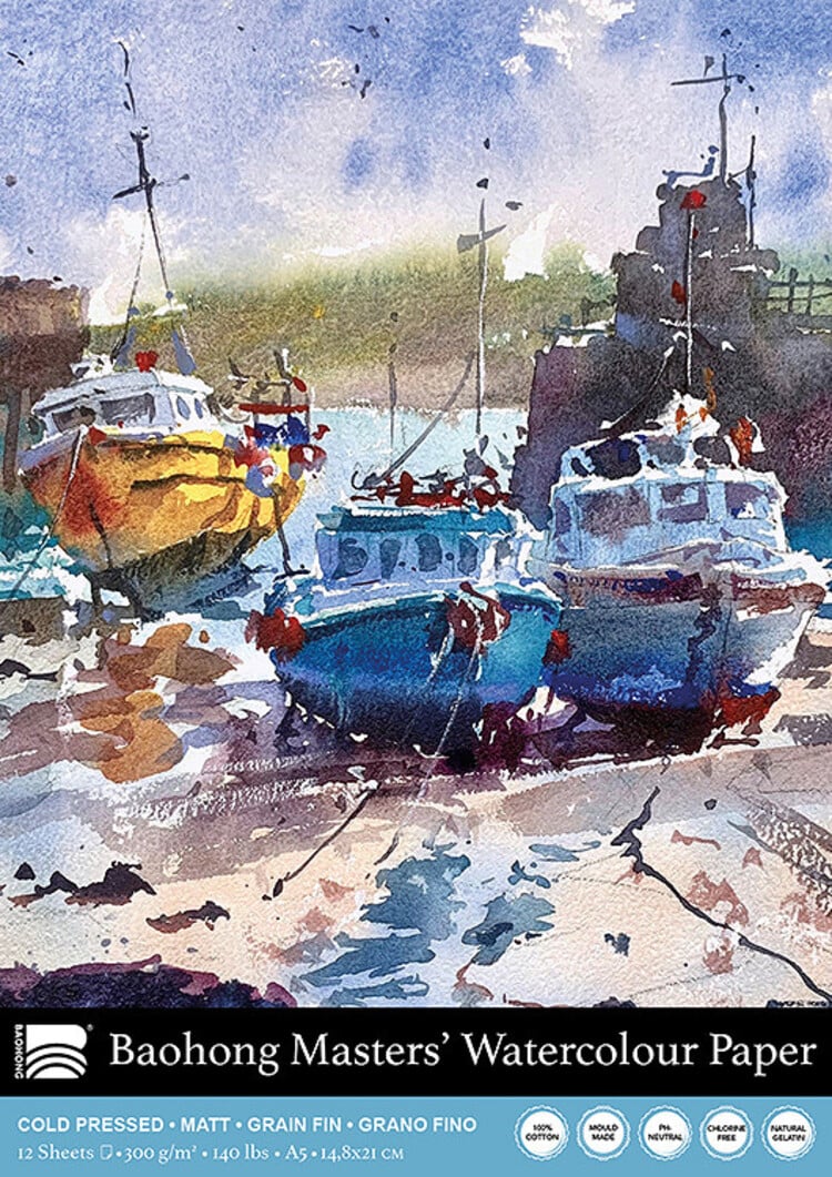 Baohong aquarelpapier cold pressed (pad)