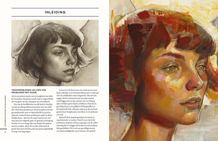 Librero Expressieve portretten schilderen - Steve Forster