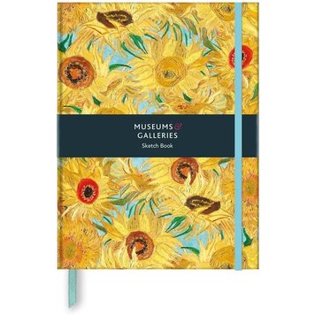 Museum Galeries schetsboek - van Gogh sunflowers