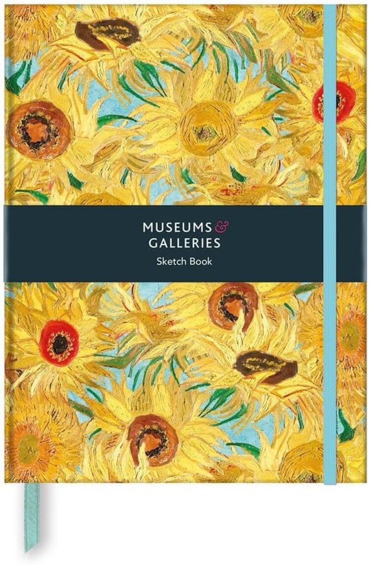 Museum Galeries schetsboek - van Gogh sunflowers
