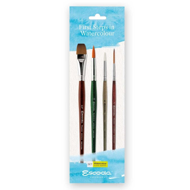 Escoda first steps in watercolour set aquarelpenselen