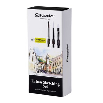 Escoda urban sketching set aquarel reispenselen