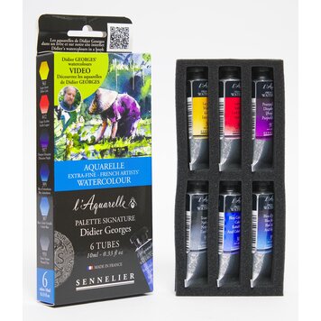 Sennelier aquarelverf 6x 10ml Didier Georges