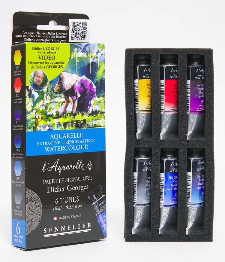 Sennelier aquarelverf 6x 10ml Didier Georges