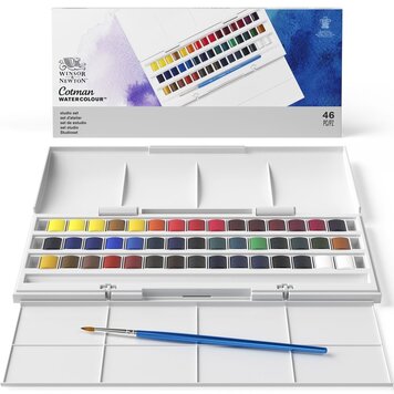 Cotman Water Colours aquarelverf - studio set 48 napjes
