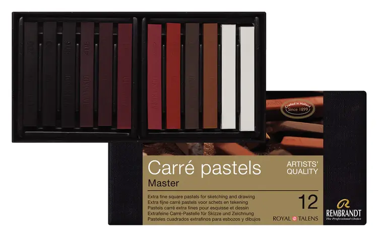 Rembrandt harde pastels / conté krijt (12) master
