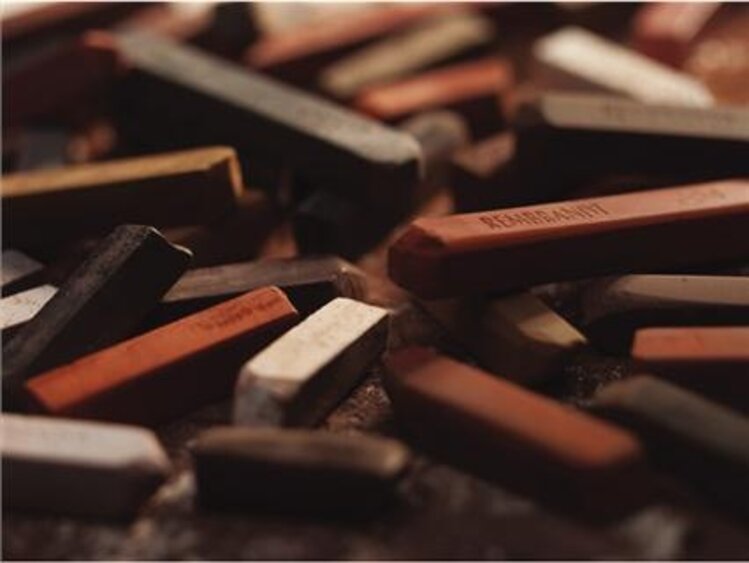 Rembrandt harde pastels / conté krijt (12) master