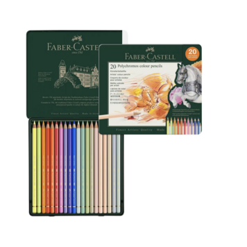 Faber Castell Polychromos kleurpotloden (20) nieuwe kleuren