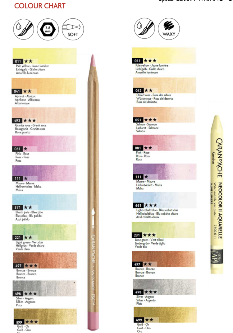 Caran d'Ache mixed media set X-mas 2026
