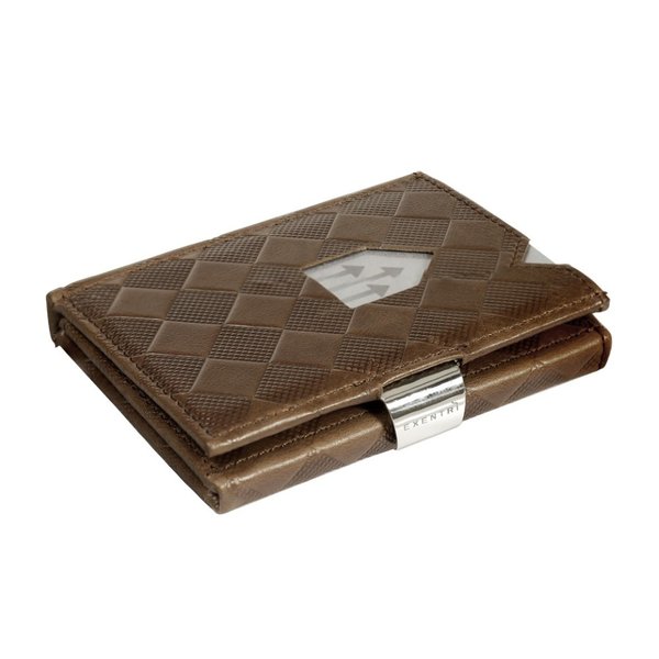 Exentri Wallet hazelnut chess