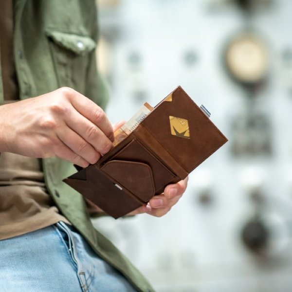 Exentri Multi Wallet hazelnut