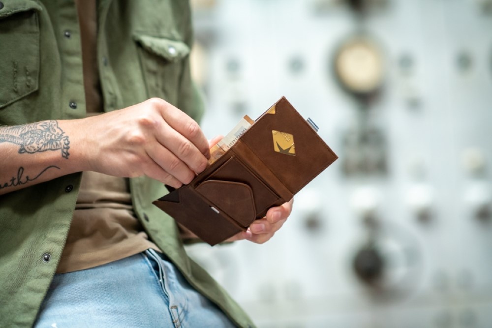 Exentri Multi Wallet hazelnut