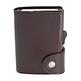 C-secure XL Coin Wallet mogano