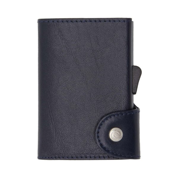 C-secure Coin Wallet Vegetable Tanned donkerblauw-montana