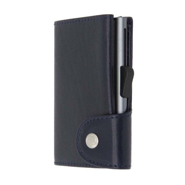 C-secure Coin Wallet Vegetable Tanned donkerblauw-montana