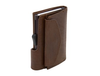 C-secure Coin Wallet Vegetable Tanned gun