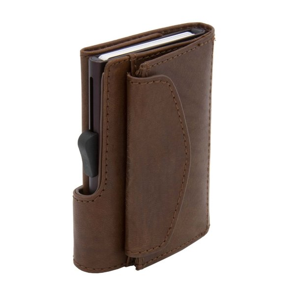 C-secure Coin Wallet Vegetable Tanned gun