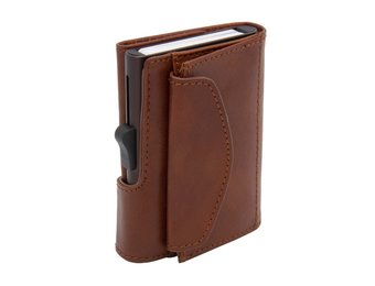 C-secure Coin Wallet Vegetable Tanned macchiato