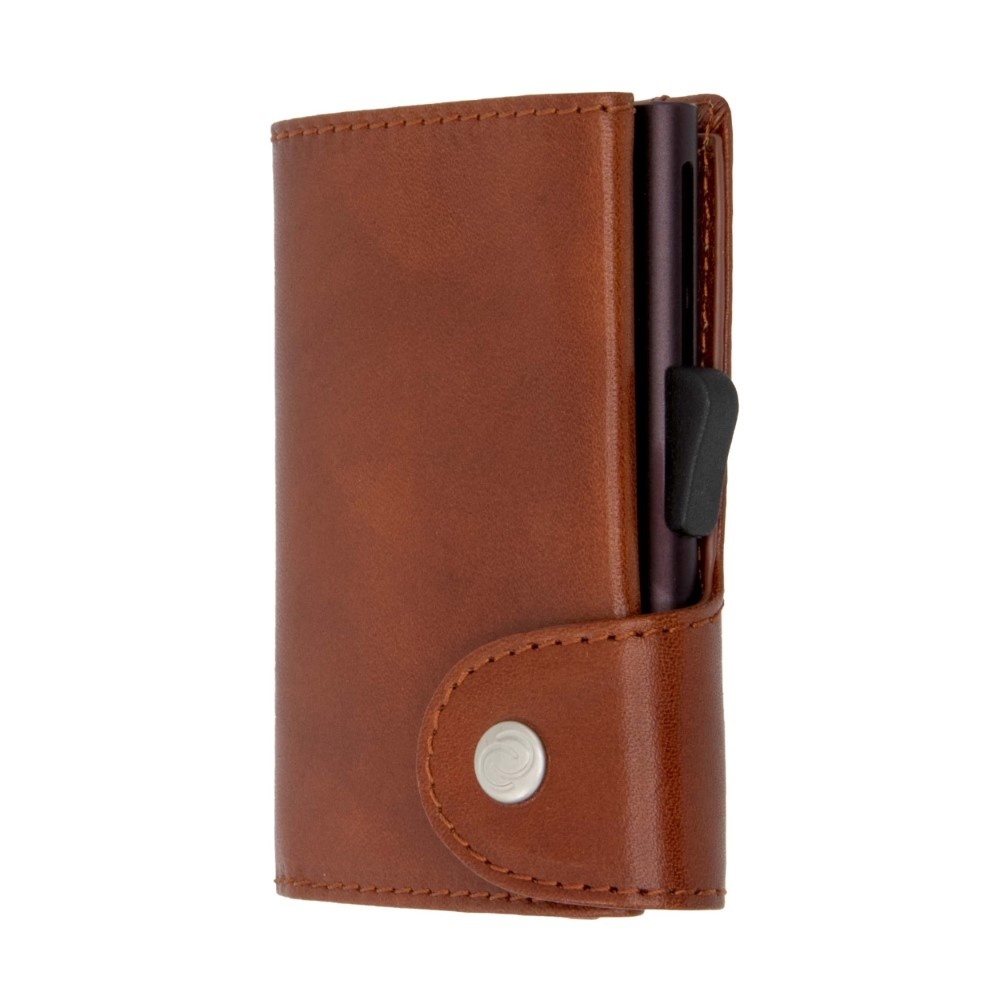 C-secure Coin Wallet Vegetable Tanned macchiato