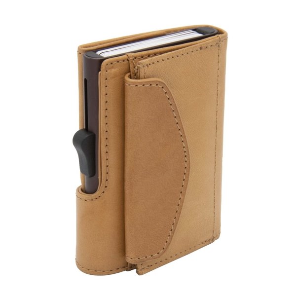 C-secure XL Coin Wallet Vegetable Tanned saddle