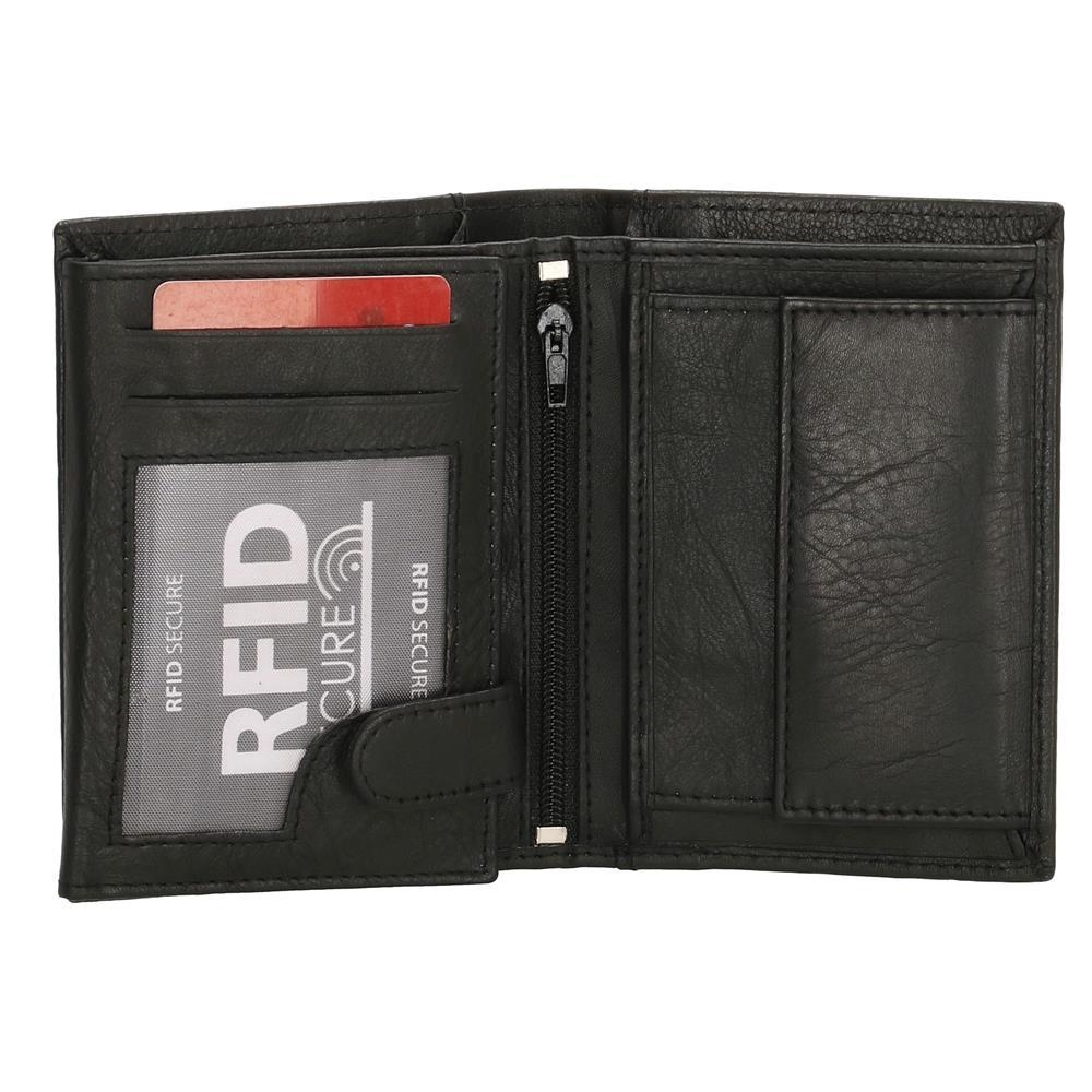 Walnor staand model billfold zwart