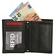 Walnor staand model billfold zwart