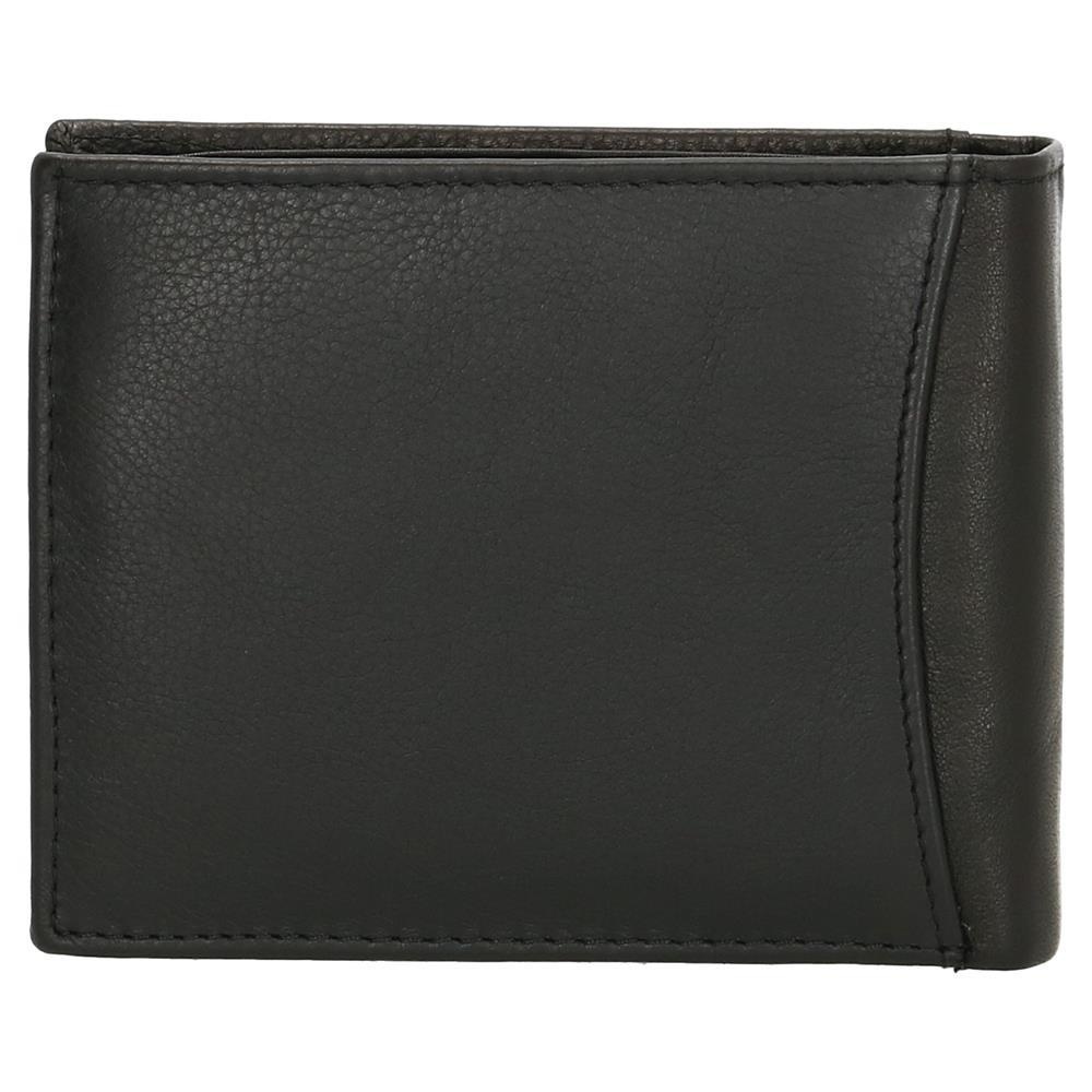 Walnor liggend model billfold zwart