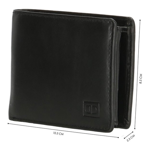 Double-D portemonnee 104 zwart