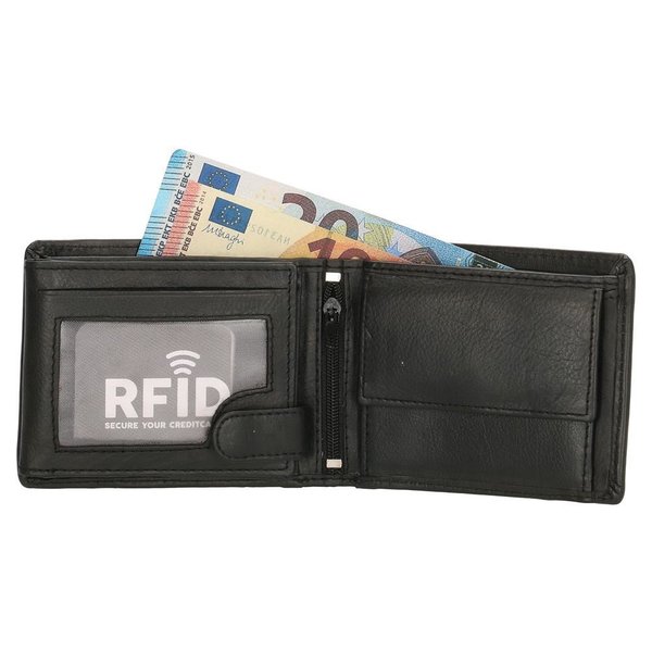 Double-D portemonnee 104 zwart