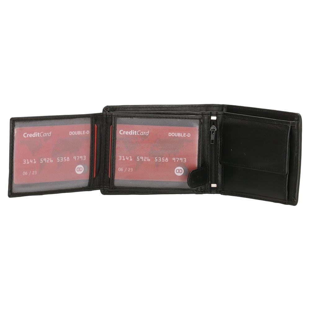 Double-D portemonnee 104 zwart