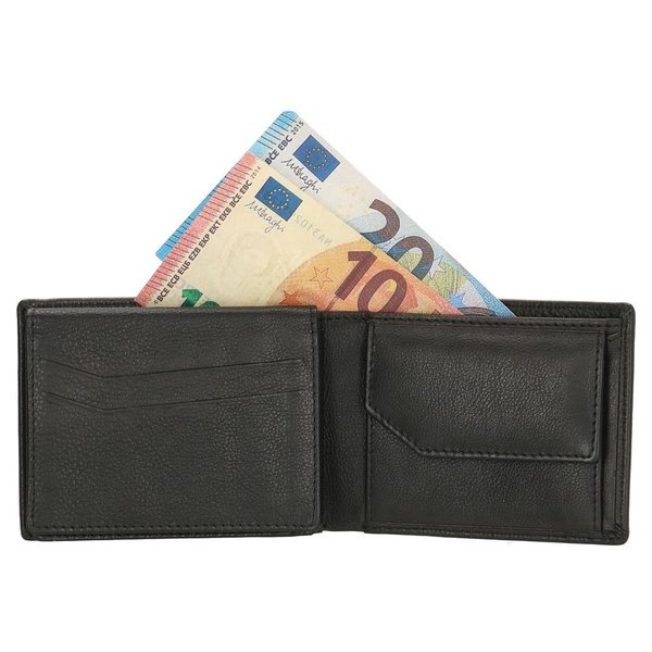 Double-D portemonnee 140 zwart