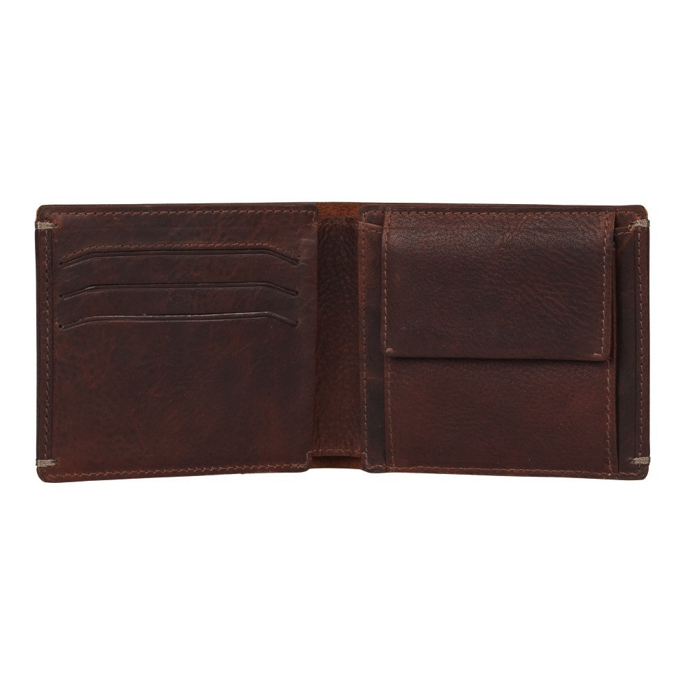 Burkely Antique Avery billfold low coin bruin