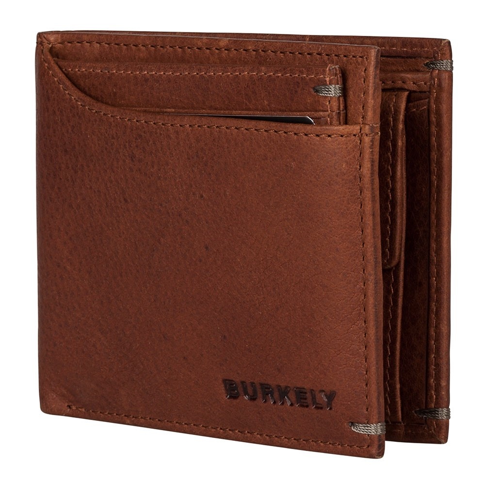 Burkely Antique Avery billfold low cc coin cognac