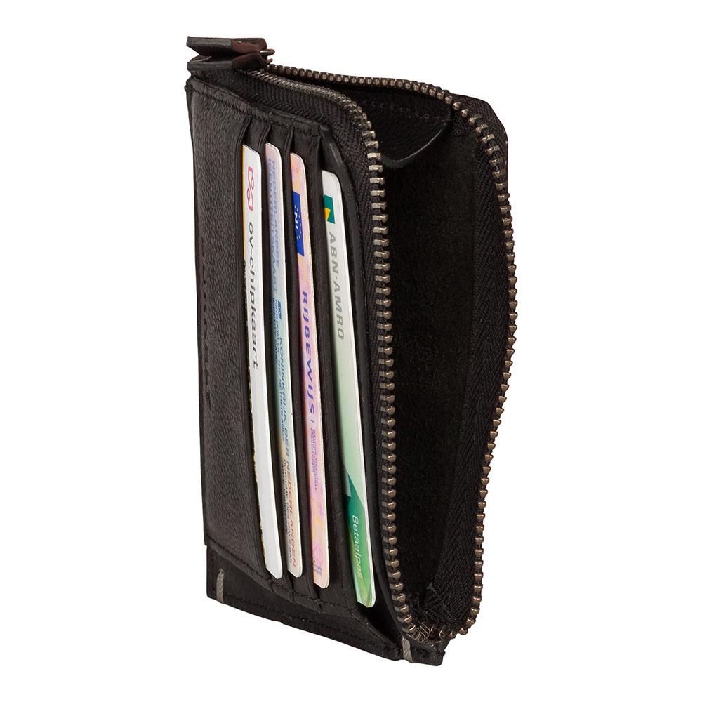Burkely Antique Avery cc wallet zwart