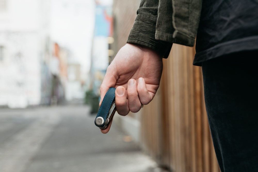 Orbitkey Crazy Horse Leather 2.0 marine blue