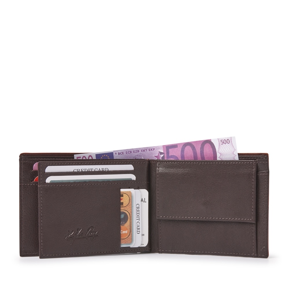 dR Amsterdam Icon billfold brown - 91559
