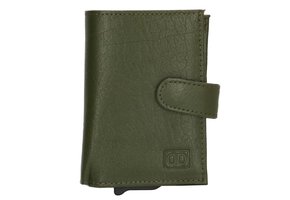 Double-D creditcardhouder 208 olijfgroen