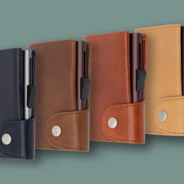 C-secure XL Coin Wallet Vegetable Tanned macchiato