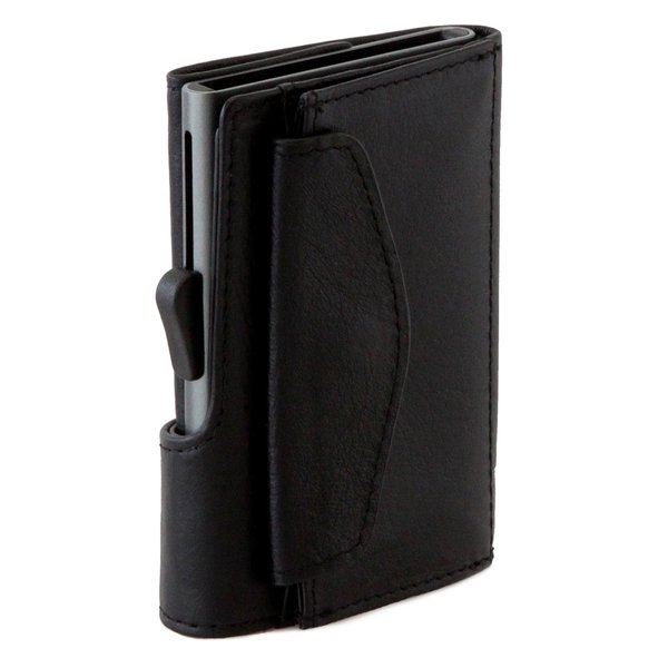 C-secure Coin Wallet Black Nero