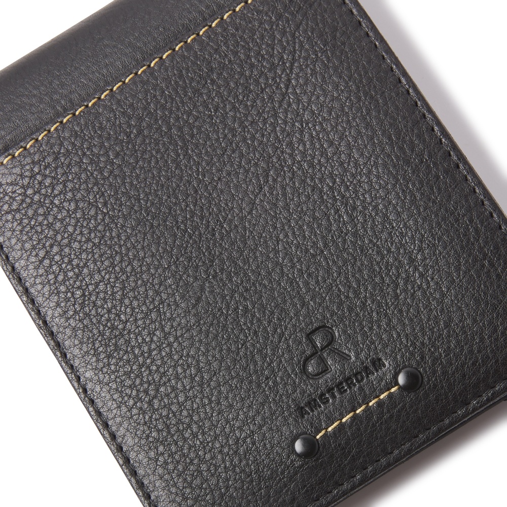 dR Amsterdam Tampa billfold zwart - 93559