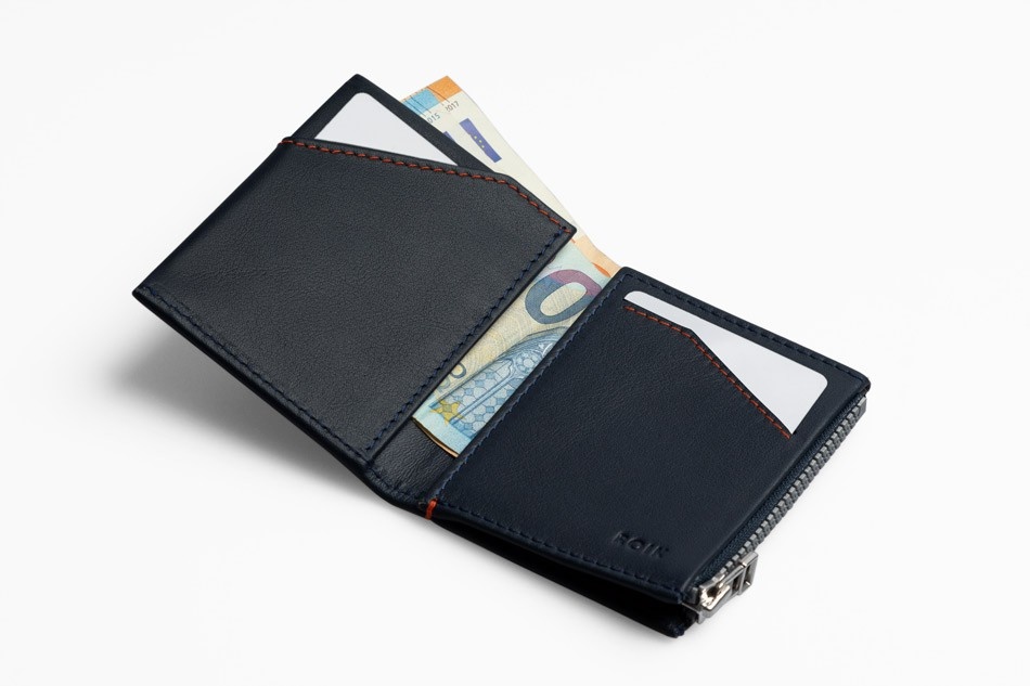 ROIK Zip Coin Blue Navy