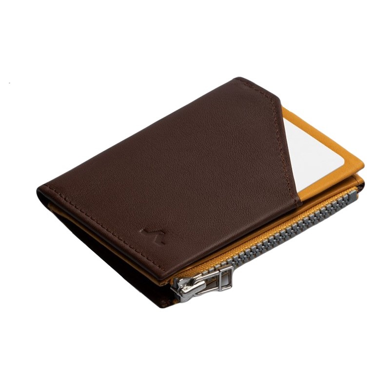 ROIK Zip Coin Brown Mustard