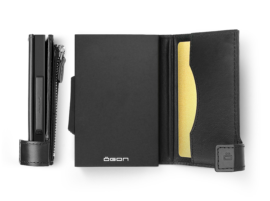 Ögon Cascade Zipper Snap full black
