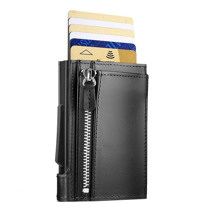 Ögon Cascade Zipper Snap full black