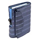 C-secure XL Coin Wallet Blue Metallic Leather