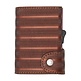 C-secure XL Wallet Red Metallic Leather